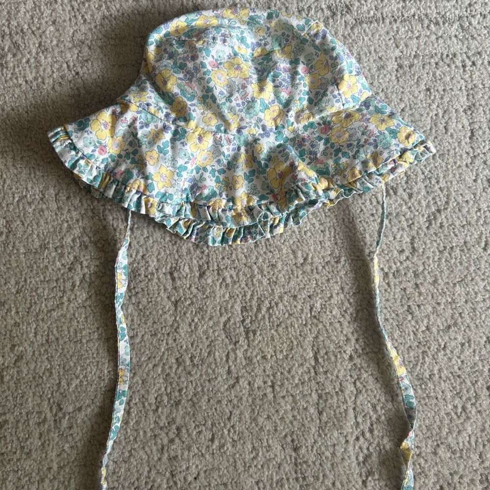 Floral Kids Sun Hat